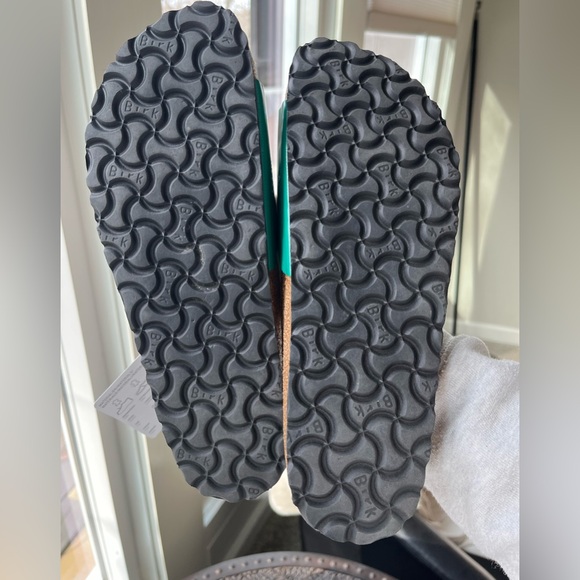 BIRKENSTOCK MADRID BIG BUCKLE SANDALS HIGH SHINE DIGITAL GREEN 41 EU 10 US - Picture 9 of 10